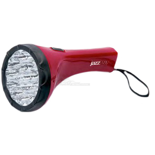 Фонарь аккумуляторный Jazzway Accu2-L19 19 светодиодов красный