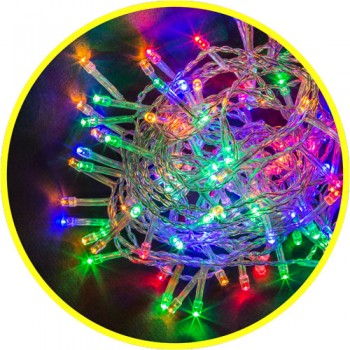 Гирлянда светодиодная Navigator на батарейках 2хАА 1,8м 30LED постоянное свечение IP20 RGB