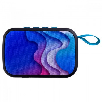 Колонка Bluetooth Perfeo "ZENS" MP3, microSD, USB, AUX, 5Вт, 500mAh, волны