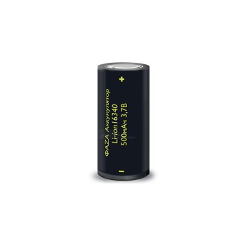 Аккумулятор Li-ion 16340 (123А) 3.7v 500mAh ФАZА