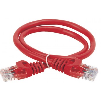 Патч-корд UTP 5e 0.5м красный ITK