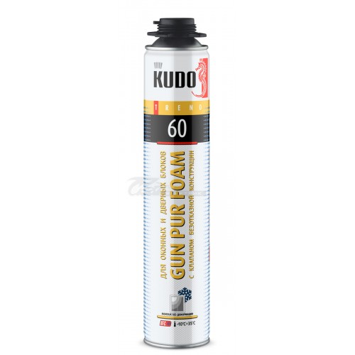 Пена монтажная KUDO PROFF TREND WINDOW 60+ Winter для оконных блоков 1л