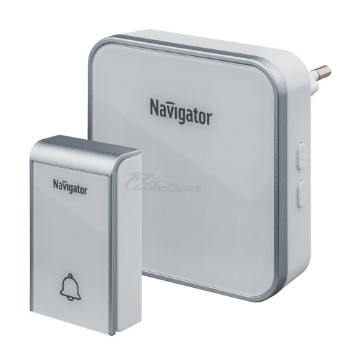 Звонок беспроводной D-AC06 в розетку 220В белый Navigator