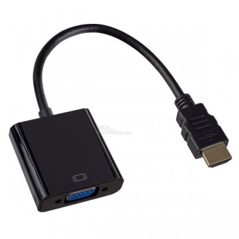 Переходник (адаптер) HDMI A вилка VGA розетка Perfeo 0,1м