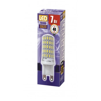 Лампа светодиодная Jazzway PLED-G9 7W 2700K 220V