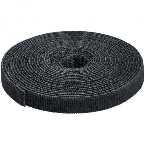 Хомут-липучка многоразовый 16мм рулон 5м черный Navigator Хомут-липучка многоразовый 16мм рулон 5м черный Navigator