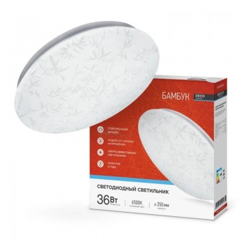 Светильник светодиодный DECO Бамбук 36Вт 230В 6500К 3240лм 350х55мм IN HOME