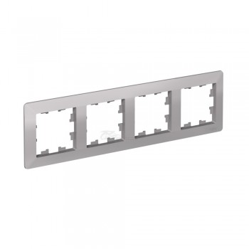 Рамка Atlasdesign Air 4м алюминий/дымчатый черный