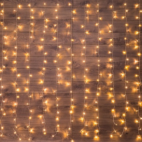 Гирлянда светодиодный дождь 1,5*1,5м тепло-белый Neon-night