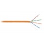 Кабель UTP 4х2х0,48 4PR 5e 24AWG LSZH нг(B)-HF оранжевый NETLAN