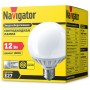 Лампа светодиодная Navigator G95 12W 4000K E27 шар