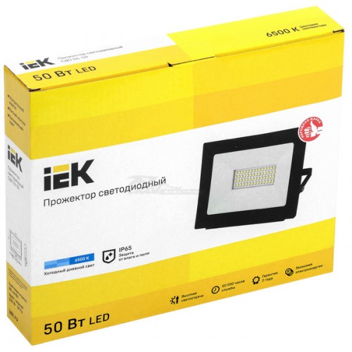 Прожектор светодиодный СДО 06-50 50W 6500k IP65 IEK
