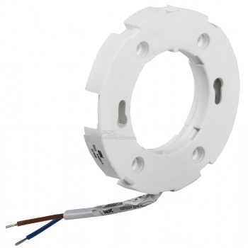 Патрон GX53 с проводом пластик белый IEK