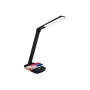 Светильник настольный KD-825 черный LED 8w 4500K регул. яркости, беспроводная зарядка Camelion