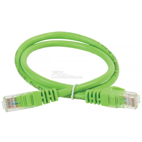 Патч-корд UTP 5e 1.0м зеленый IEK GENERICA