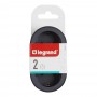 Разветвитель сетевой Legrand на 2 гнезда с/з черный Revolution Стандарт