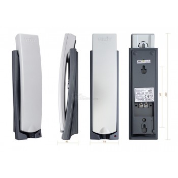 Трубка домофона VIZIT УКП-12 М серебристая