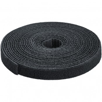Хомут-липучка многоразовый 16мм рулон 5м черный Navigator