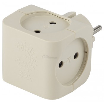 Разветвитель сетевой ЭРА на 4 гнезда б/з сл. кость SP-4-I