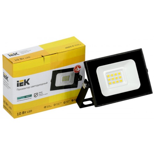 Прожектор светодиодный СДО 06-10 10W 4000k IP65 IEK