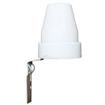 Фотореле PMS PR 601 2200Вт 10А IP44 белый Jazzway