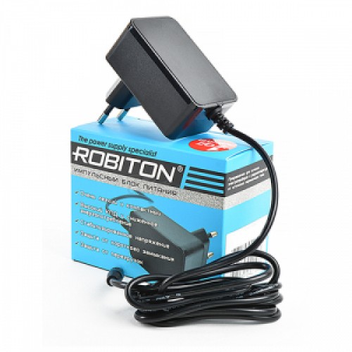 Адаптер/блок питания ROBITON IR12-2000S 12в, 2000мА, импульсный 5,5x2,5/12