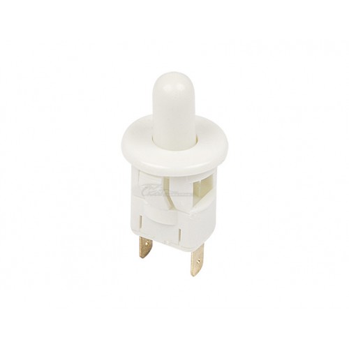 Кнопка 250V 2,5А (2с) ON-(OFF) б/фикс мебельная ПРЯМАЯ белая REXANT