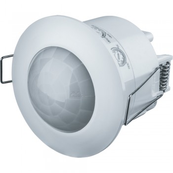 Датчик движения NS-IRM07 встраиваемый 1200Вт 360гр. 6м IP20 белый Navigator
