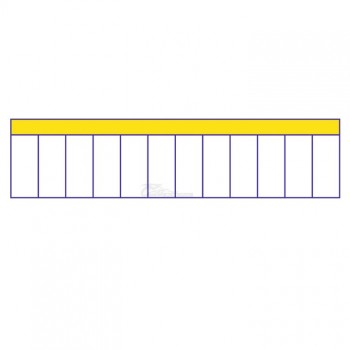 Наклейка для электрощита "12 модулей" EKF