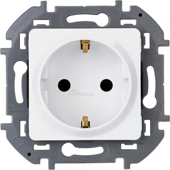 Розетка 1м с/з 16А белый Legrand INSPIRIA