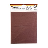 Шлифовальный лист Р80 230х280мм на тканевой основе Kranz