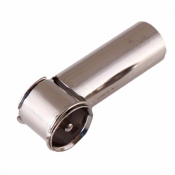 Переходник автоантенны штекер Европа-гнездо Азия угловой REXANT