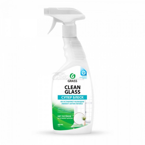 Очиститель стекол и зеркал "Clean Glass" с триггером 600мл Grass