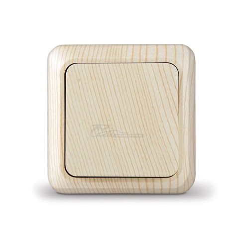 Выключатель Олимп 1кл. сосна 10А IP20 Universal