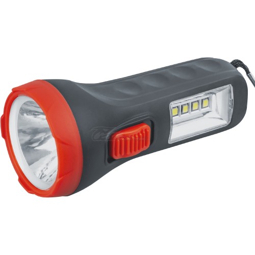 Фонарь ручной 0,5Вт + 4SMD (1Вт) 1xAA пластик Navigator