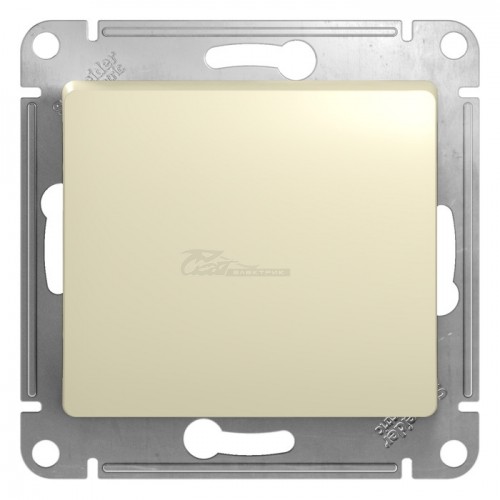 Переключатель Glossa 1кл. проходной крем сх.6 GSL261