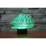 Ночник Camelion NL-404 светодиодный "Корабль" 15х17см, 3Вт, RGB, USB