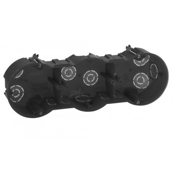 Коробка установочная КУП (подрозетник) 3м г/к 212х70х45мм ЭРА