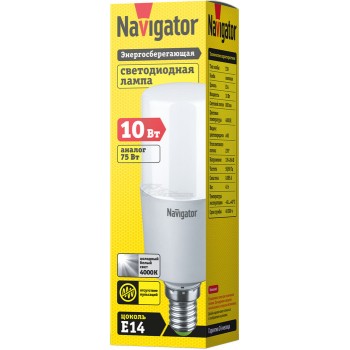 Лампа светодиодная T39-10W FR 220V 4000K E14 Navigator