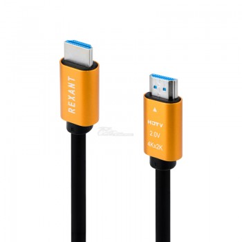 Шнур HDMI x HDMI 1,5м v2.0 18Gb/s 4K UHD GOLD REXANT