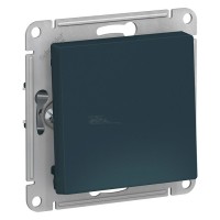 Выключатель Atlasdesign 1кл. изумруд сх.1