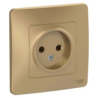 Розетка Blanca с/у 1м б/з 16А 250В титан