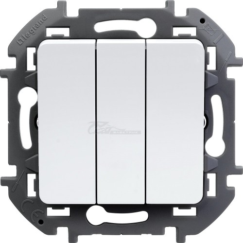 Выключатель 3кл 10 AX белый Legrand INSPIRIA