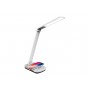 Светильник настольный KD-825 белый LED 8w 4500K регул. яркости, беспроводная зарядка