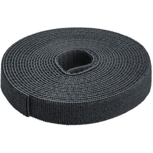 Хомут-липучка многоразовый 20мм рулон 5м черный Navigator Хомут-липучка многоразовый 20мм рулон 5м черный Navigator