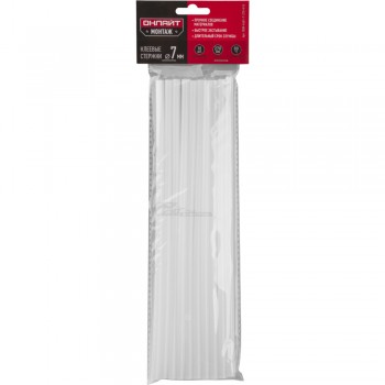 Клеевые стержни d7мм Х 270мм белый (упаковка 10 штук) Онлайт