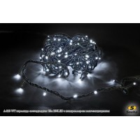 Гирлянда светодиодная А-213 WH нить 15м 200LED 8 режимов IP44 белый