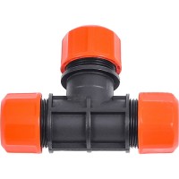 Тройник для шланга цанговый 1/2" Жук