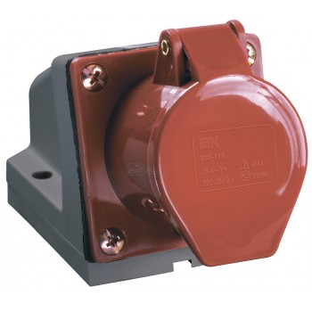 Розетка стационарная ССИ-125 3P+PE+N 380В 32А IP44 ИЭК