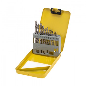 Набор сверл по металлу HSS (2-8мм) 13шт в кейсе Kranz